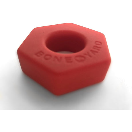 Boneyard Bust A Nut Cock Ring Red Intimates Adult Boutique