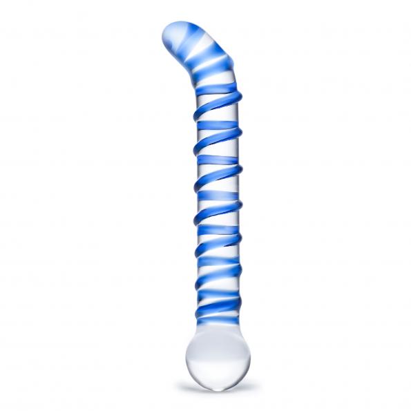 Glas Mr. Swirly 6.5 G-spot Glass Dildo Intimates Adult Boutique