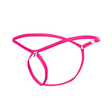Mob Tear Drop Thong Hot Pink L-xl Intimates Adult Boutique