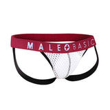 Mb Spot Jockstrap White Large Intimates Adult Boutique