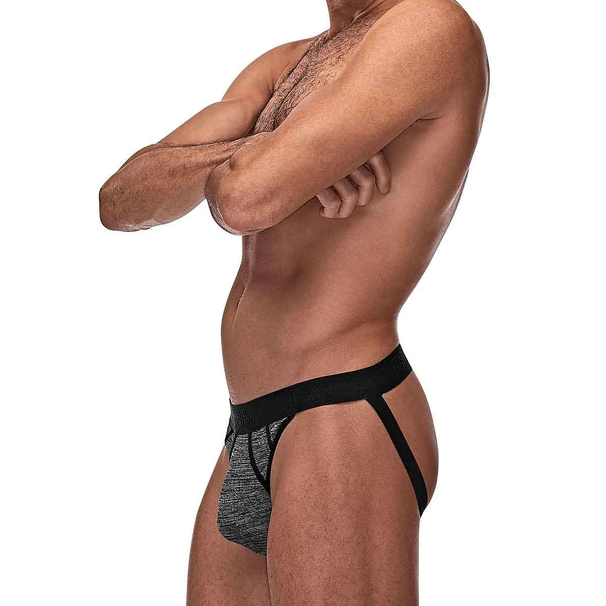 Peak Performance Sport Jock Grey-black S-m Intimates Adult Boutique