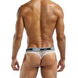 Peep Show Lo Rise Thong White Large- Xl Intimates Adult Boutique
