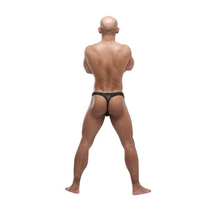Black Gold Bong Thong L-xl Intimates Adult Boutique