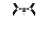 Aries Leather Harness Black O-s Intimates Adult Boutique