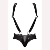 Uranus Studded Harness Black L/xl Intimates Adult Boutique