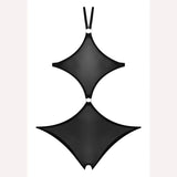 Sassy Cupless & Crotchless Teddy Black L/xl Intimates Adult Boutique