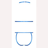 Sassy Cupless & Crotchless Teddy Cobalt L/xl Intimates Adult Boutique