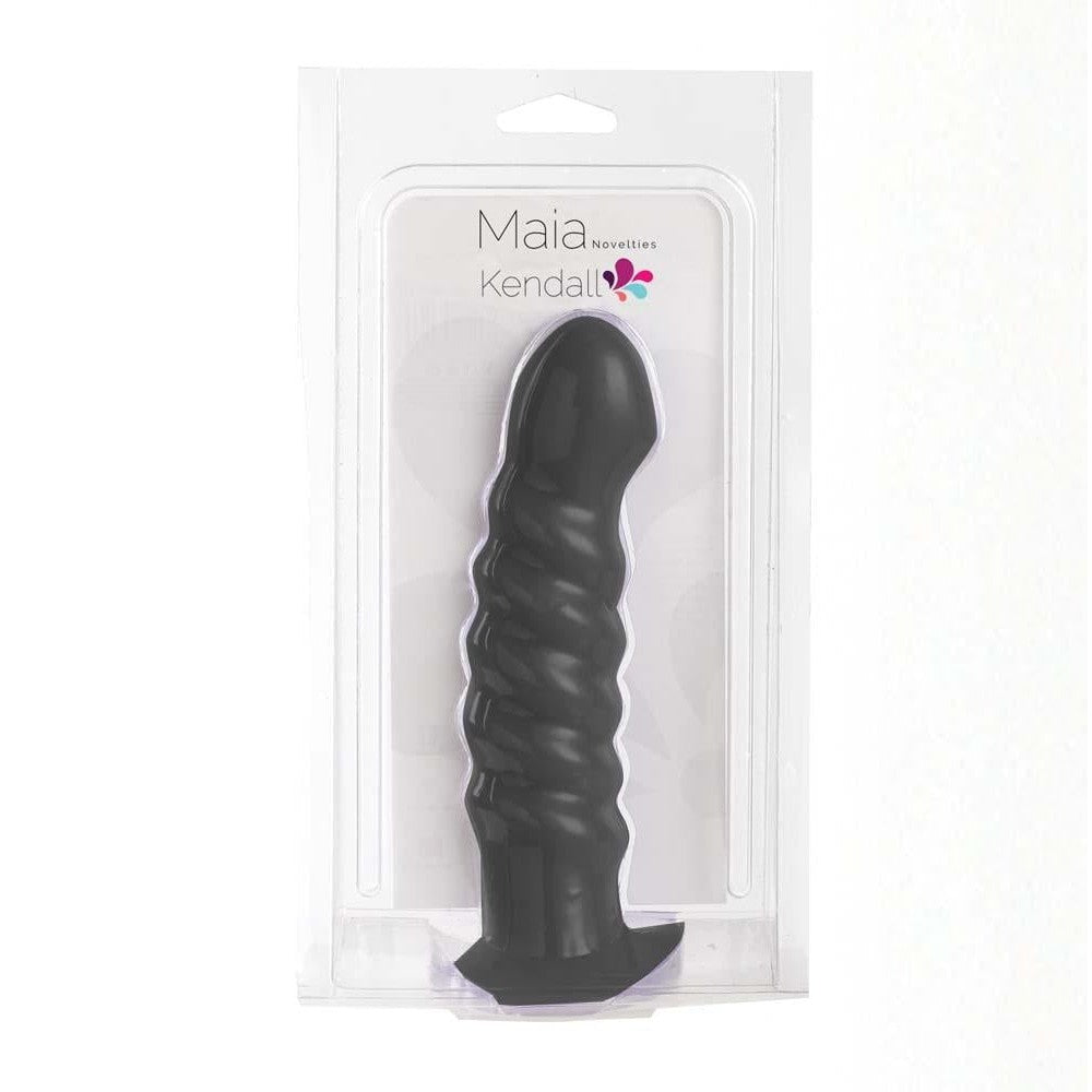 Kendall Silicone Black Dong Intimates Adult Boutique