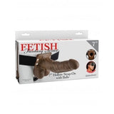 Fantasy 7 Hollow Strap On With Balls - Brown | Sextoys for Men Intimates Adult Boutique