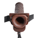 9" Hollow Squirting Strap On with Balls for Men - Sextoys Category Intimates Adult Boutique