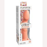Dillio Platinum 8in Super Eight Peach Intimates Adult Boutique