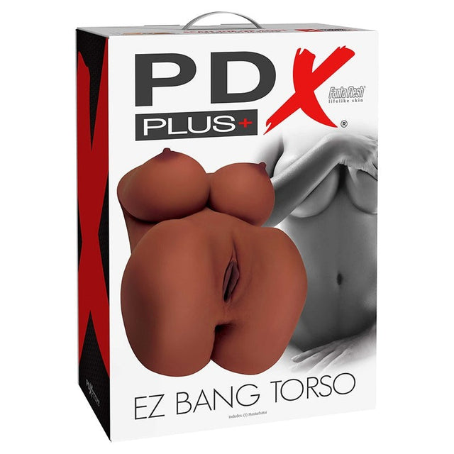 Pdx Plus Ez Bang Torso Brown Intimates Adult Boutique