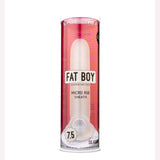 Perfect Fit Fat Boy Micro Ribbed Sheath 7.5in Clear Intimates Adult Boutique