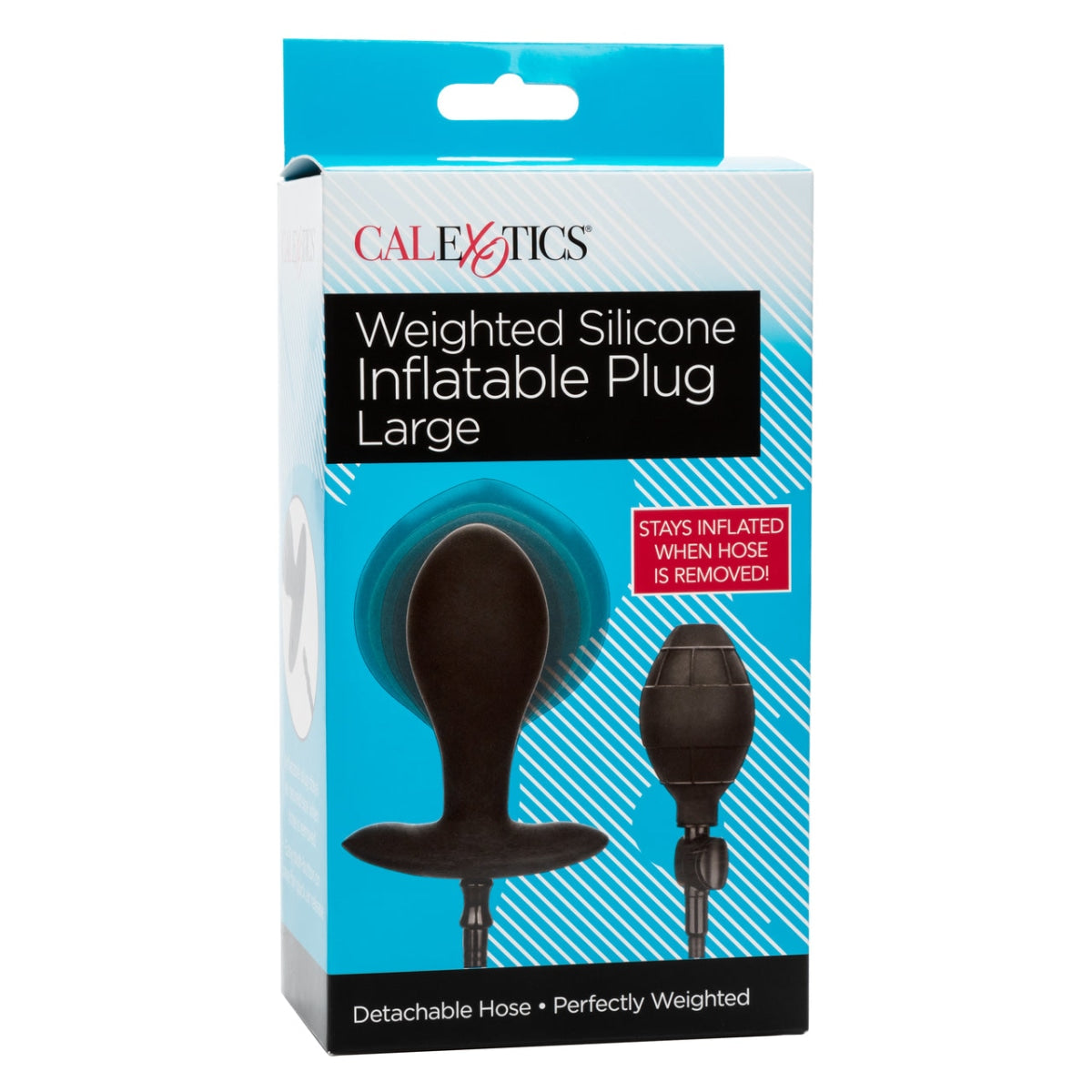 Weighted Silicone Inflatable Plug Large Intimates Adult Boutique