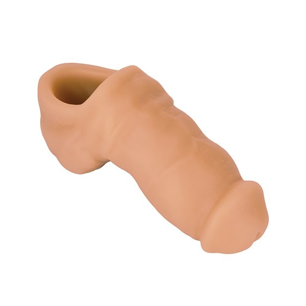 Packer Gear 5in Ultra Soft Silicone Stp Tan Intimates Adult Boutique