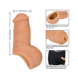 Packer Gear 5in Ultra Soft Silicone Stp Tan Intimates Adult Boutique