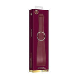Ouch Halo Belt Flogger Burgundy Intimates Adult Boutique