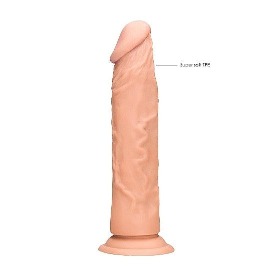 Realrock 9in Dong Flesh W-o Testicles Intimates Adult Boutique