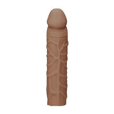 7" Realrock Penis Extension Sleeve in Tan - Sextoys for Men Intimates Adult Boutique