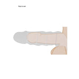 6-inch Penis Extension Sleeve in Tan - Men's Sextoys - Realrock Intimates Adult Boutique