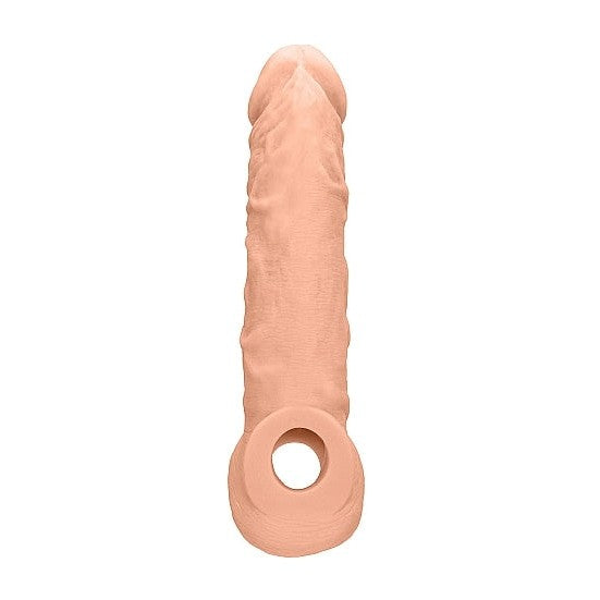 8" Flesh Realrock Penis Extension Sleeve – Sextoys for Men Intimates Adult Boutique