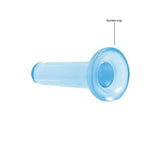 Realrock Non Realistic Dildo W Suction Cup 5.3in Blue Intimates Adult Boutique