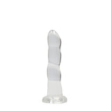 Realrock Non Realistic Dildo W Suction Cup 7in Transparent Intimates Adult Boutique