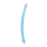 Realrock Non Realistic Double Dong 17in Blue Intimates Adult Boutique