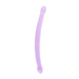 Realrock Non Realistic Double Dong 17in Purple Intimates Adult Boutique