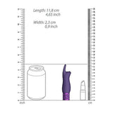 Royal Gems Elegance Purple Rechargeable Silicone Bullet Intimates Adult Boutique