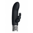Royal Gems Dazzling Black Rechargeable Silicone Bullet Intimates Adult Boutique