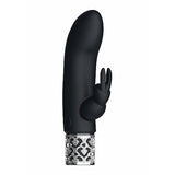 Royal Gems Dazzling Black Rechargeable Silicone Bullet Intimates Adult Boutique