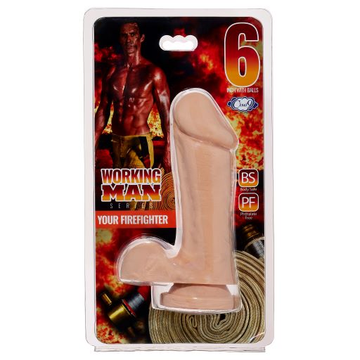 Cloud 9 Working Man 6 Light Multi-Speed Vibrating Dildo  Intimates Adult Boutique