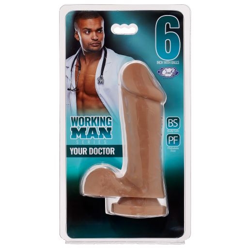 Cloud 9 Working Man 6 Tan Your Doctor Dildo  Intimates Adult Boutique