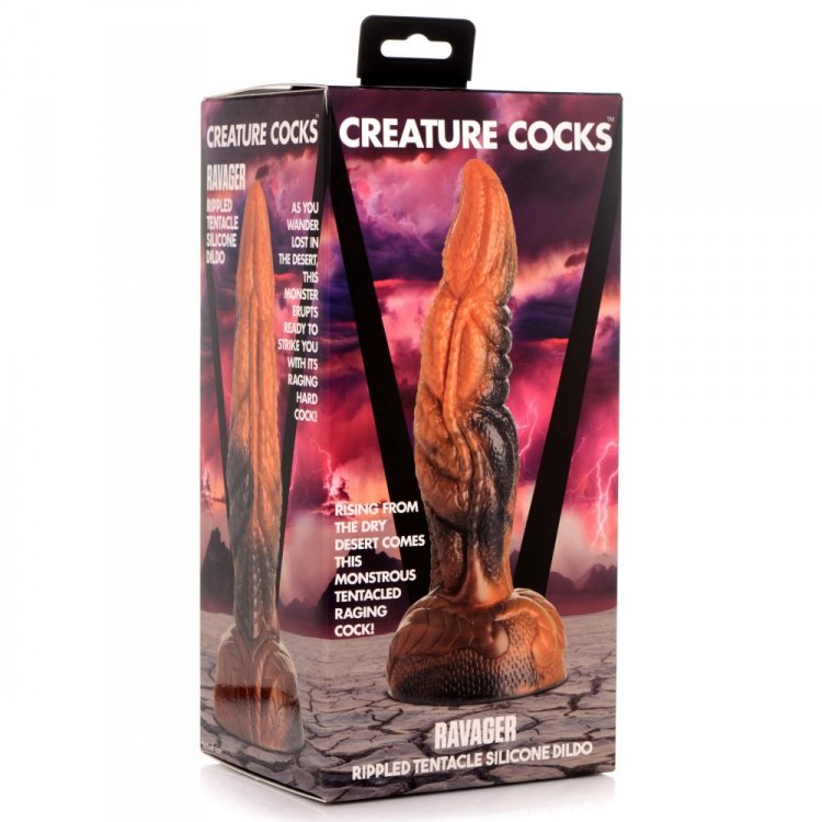 Rippled Tentacle Silicone Dildo | Creature Cocks Ravager  Intimates Adult Boutique