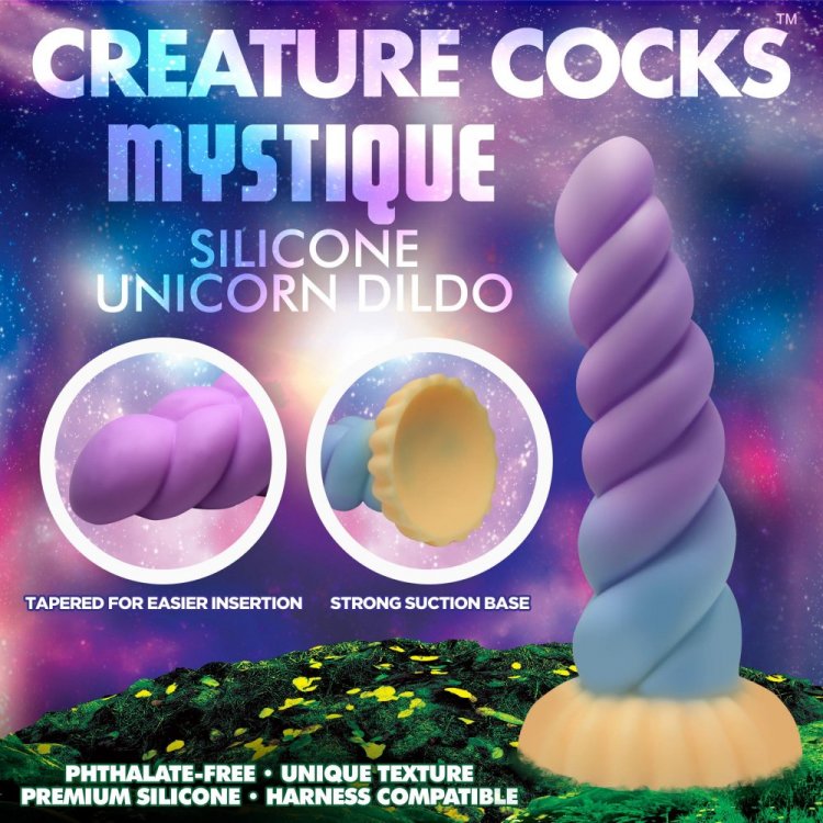 Creature Cocks Mystique Unicorn Silicone Dildo  Intimates Adult Boutique