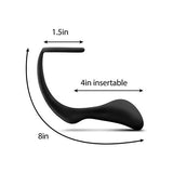 Anal Adventures Cock Ring with plug Intimates Adult Boutique