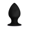 Medium Black Anal Adventures Platinum Silicone Anal Stout Plug  Intimates Adult Boutique