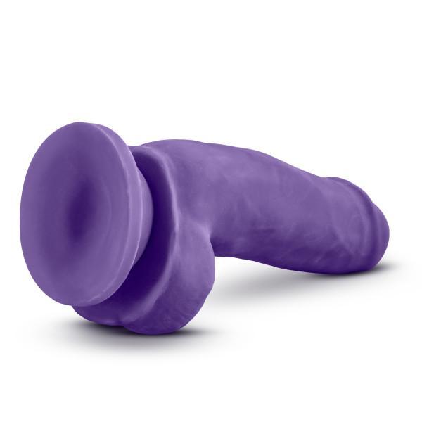 Au Naturel Bold Beefy 7 Inch Dildo With Suction Cup Purple  Intimates Adult Boutique