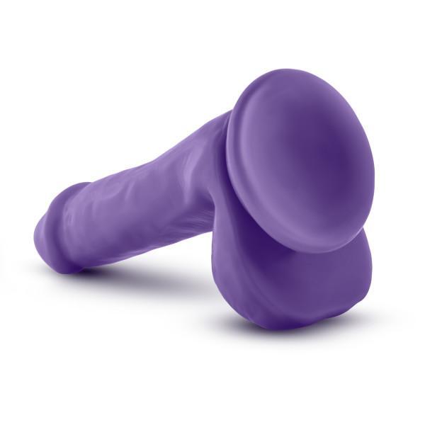 Au Naturel Bold Delight 6" Purple Dildo With Suction Cup  Intimates Adult Boutique