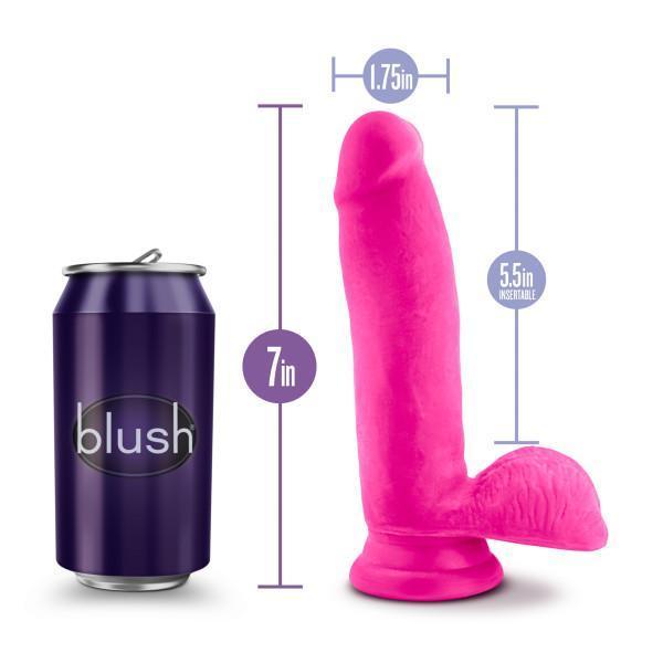 7" Pink Dildo: Au Naturel Bold Pleaser Product - Dildos Category Intimates Adult Boutique