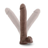 Au Naturel Daddy 14in Chocolate Dildo With Suction Cup  Intimates Adult Boutique
