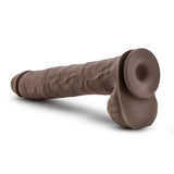 Au Naturel Daddy 14in Chocolate Dildo With Suction Cup  Intimates Adult Boutique