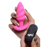 Bang! 21x Vibrating Silicone Swirl Butt Plug - Remote - Anal Toy  Intimates Adult Boutique