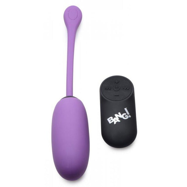Bang! 28x Plush Egg & Remote Control Purple Intimates Adult Boutique