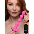 Anal Toys: Bang! Vibrating Silicone Anal Beads & Remote in Pink Intimates Adult Boutique