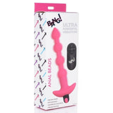 Anal Toys: Bang! Vibrating Silicone Anal Beads & Remote in Pink Intimates Adult Boutique