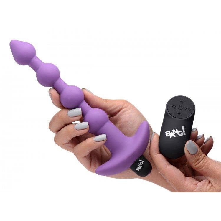 Vibrating Silicone Anal Beads with Remote Control - Anal Toys Intimates Adult Boutique