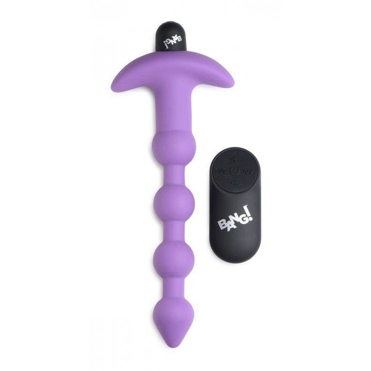 Vibrating Silicone Anal Beads with Remote Control - Anal Toys Intimates Adult Boutique
