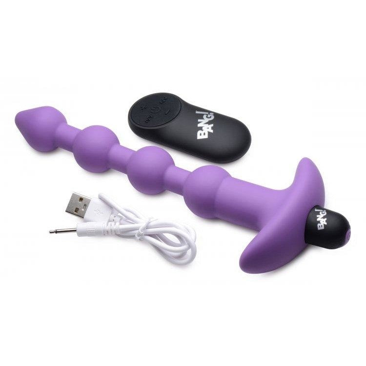 Vibrating Silicone Anal Beads with Remote Control - Anal Toys Intimates Adult Boutique